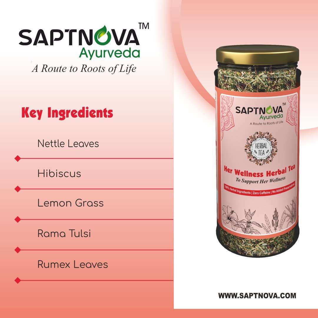 Her Wellness Herbal Tea 35 GM - SAPTNOVA