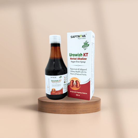 Urowish KT Herbal Alkalizer SF Syrup 200 ML - SAPTNOVA