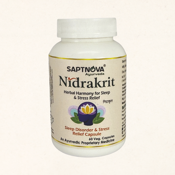 Nidrakrit Capsules - Herbal Harmony for Sleep & Stress Relief (30 Capsule)