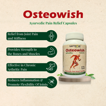 Osteowish Ayurvedic Pain Relief Capsules 1*60