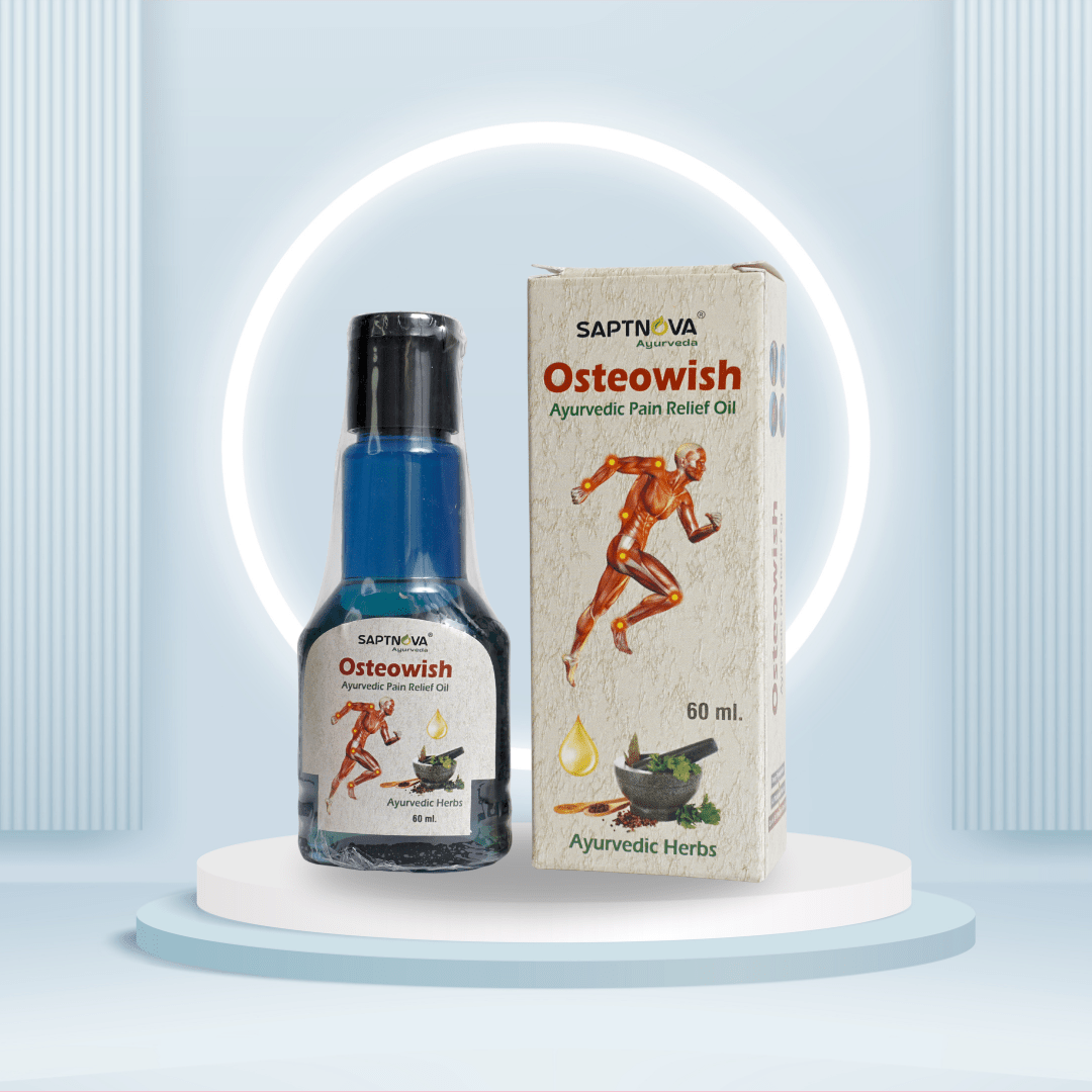 Osteowish Ayurvedic Pain Relief Oil 60 ML - SAPTNOVA