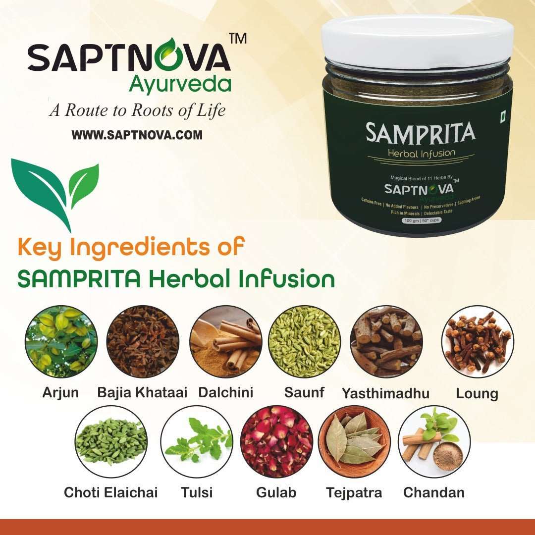 Samprita Herbal Infusion - 100 GM - SAPTNOVA