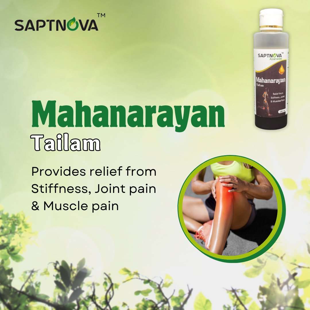 SAPTNOVA Mahanarayan Tailam 100 ML - SAPTNOVA