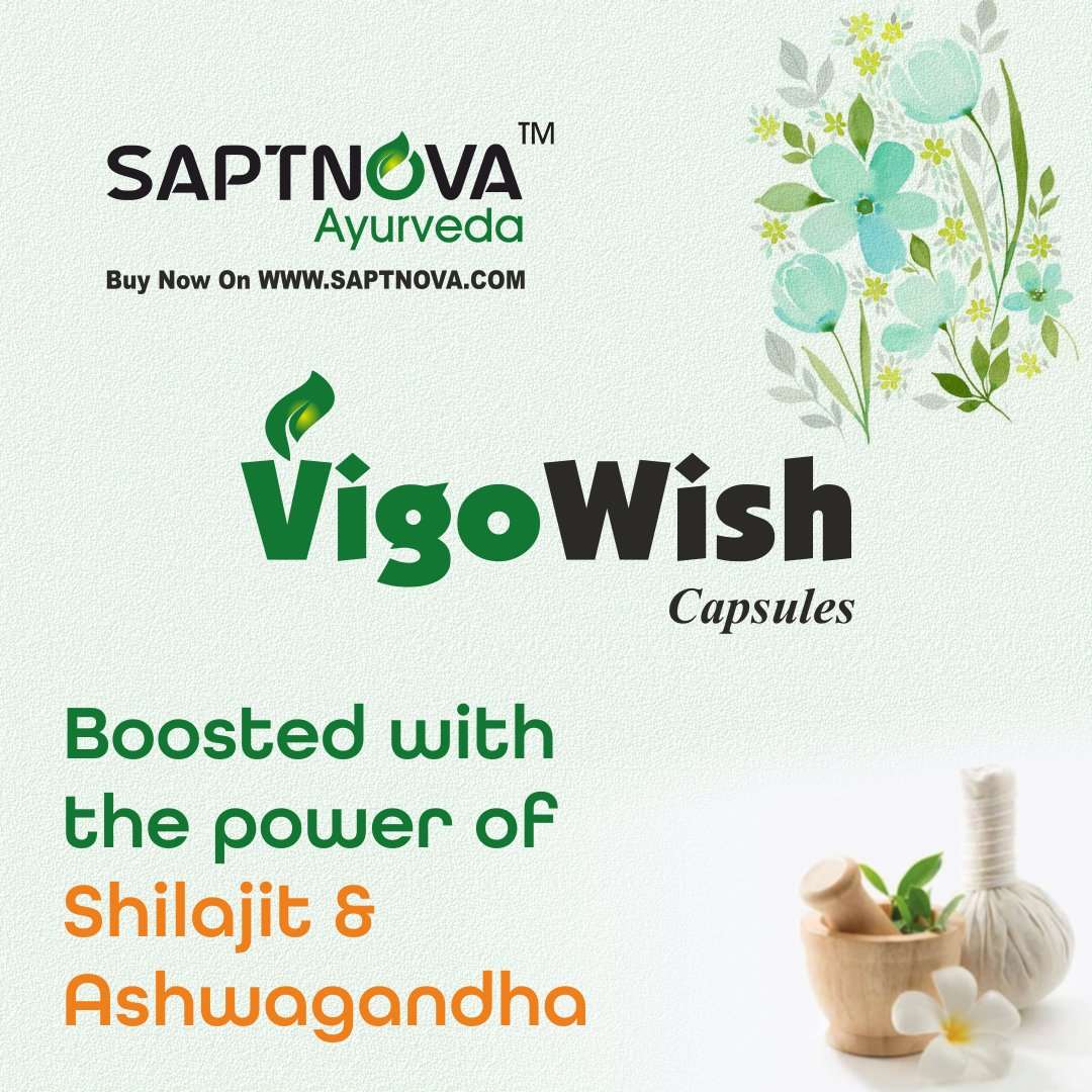 VigoWish for Men - Capsules For Boosting Energy, Stamina and Strength - SAPTNOVA