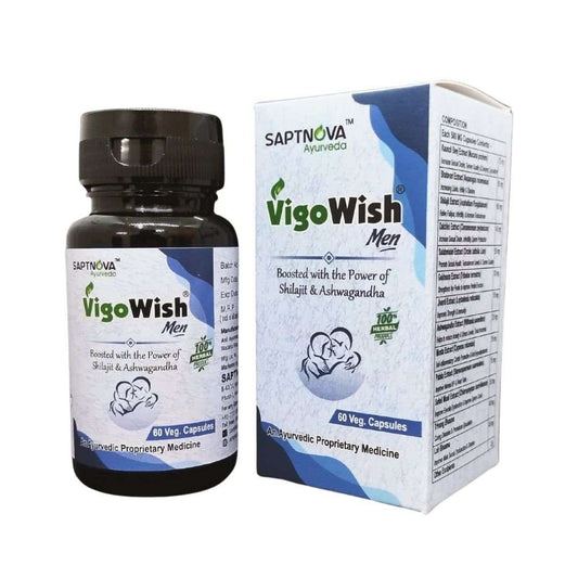 VigoWish for Men - Capsules For Boosting Energy, Stamina and Strength - SAPTNOVA