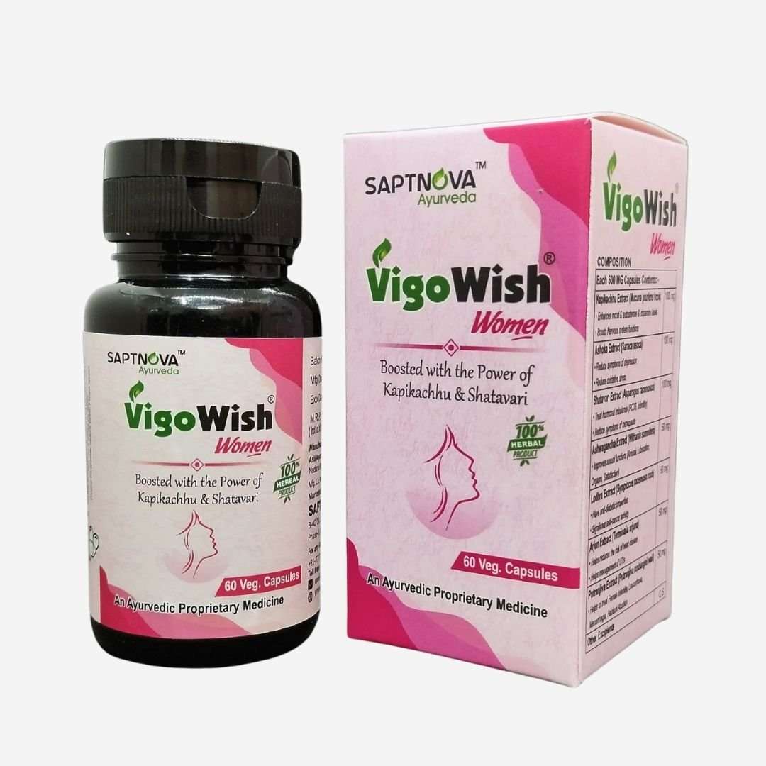 VigoWish For Women - Capsules For Improving Vitality, Energy & Hormonal Balance - SAPTNOVA