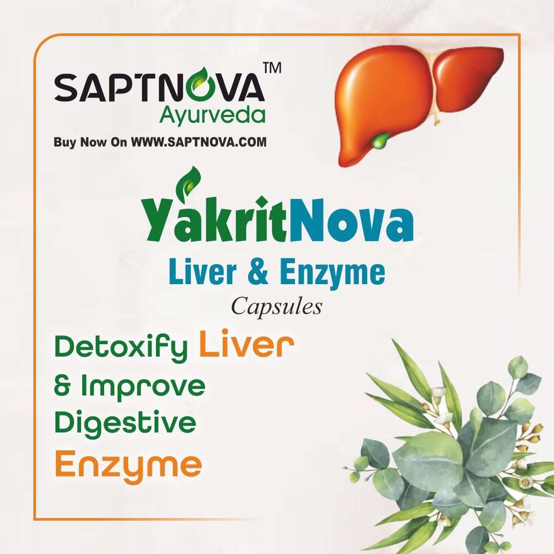 YakritNova – Capsules for Liver & Enzyme – 60 Capsule - SAPTNOVA